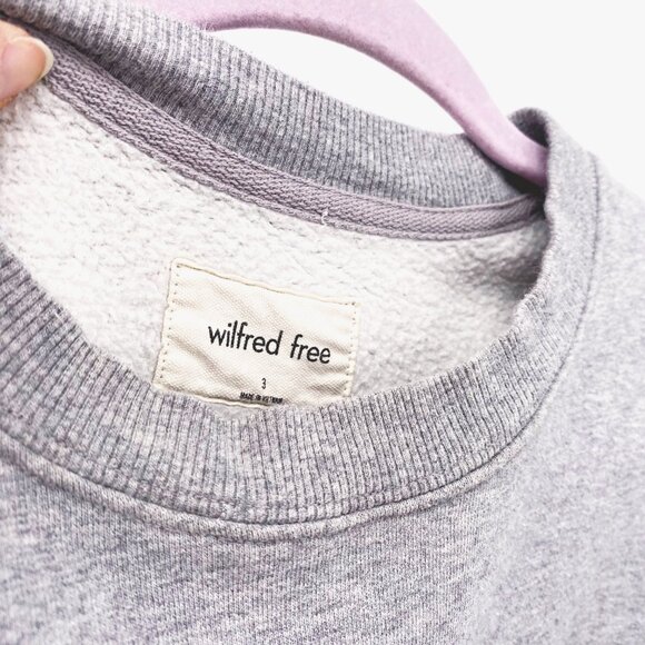 Wilfred Cozy Sweatfleece Crew Neck Sweatshirt Sz 3 - Picture 4 of 10